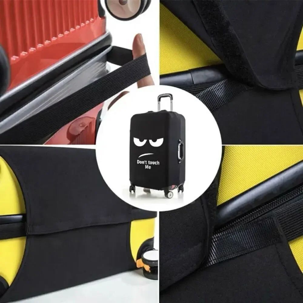 NWT Black Night Luminous Don’t touch me M 22”-25” Suitcase Luggage Elastic Cover - Picture 9 of 12